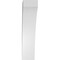 Ekena Millwork 5 1/2-in. W x 12-in. D x 24-in. H Thorton Architectural Grade PVC Knee Brace BRCP055X12X24THR - alternate 2